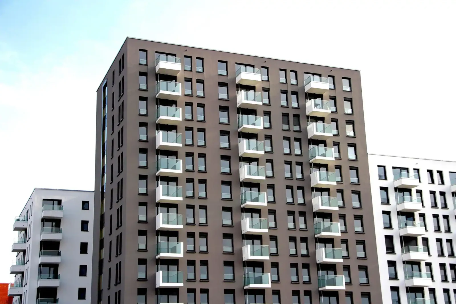 Modern byggnadsfasad